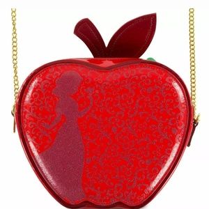 Disney Snow white apple crossbody with Gold Chain